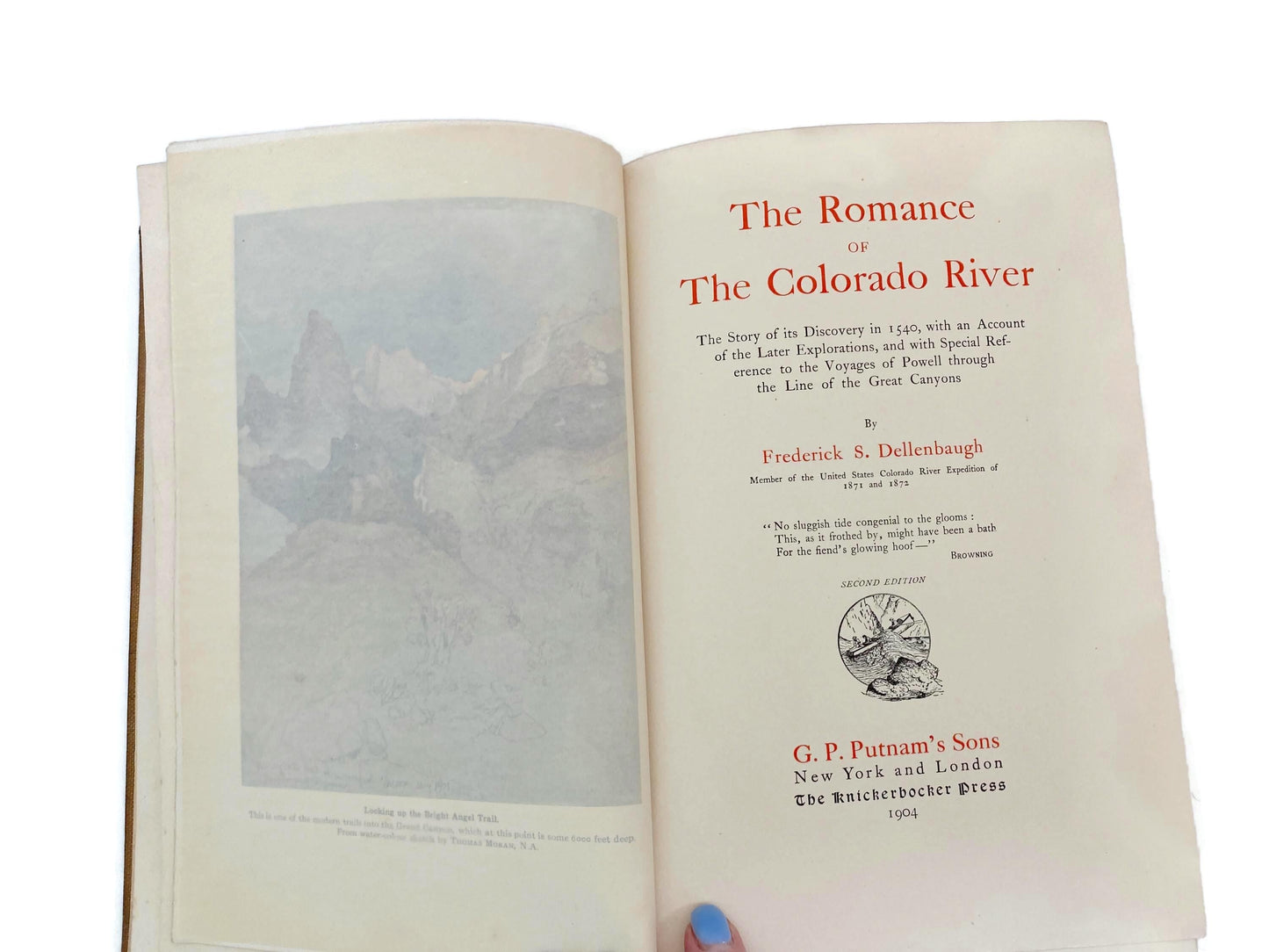 Antique Book, The Romance of the Colorado River at Duckwells