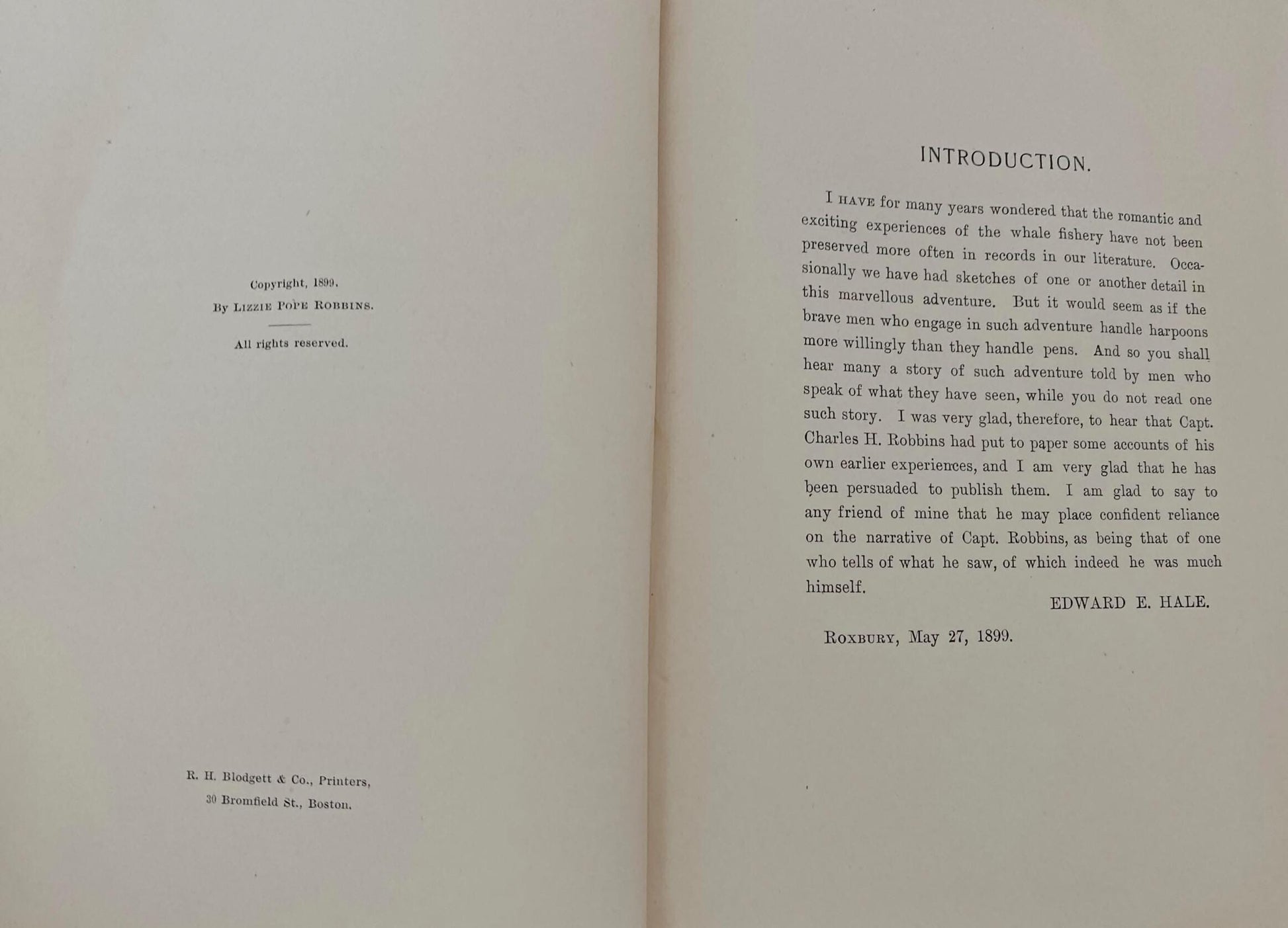 Antique Book, The Gam: Being a Group of Whaling Stories at Duckwells