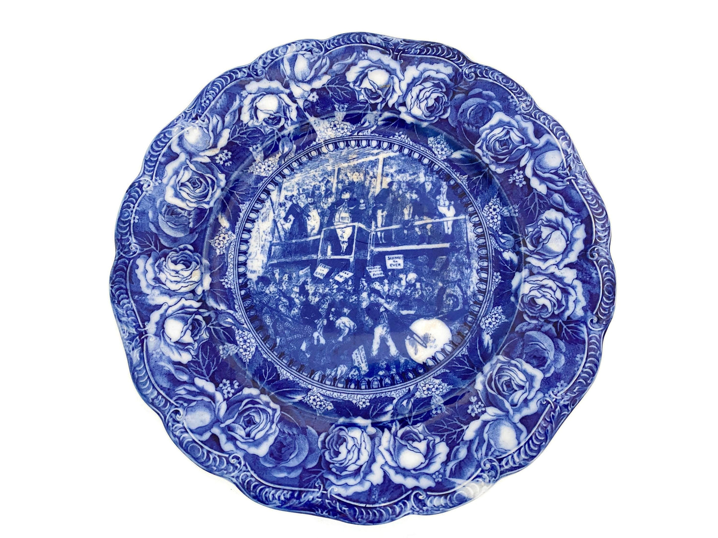 Antique Ridgways Pickwick Plate at Duckwells