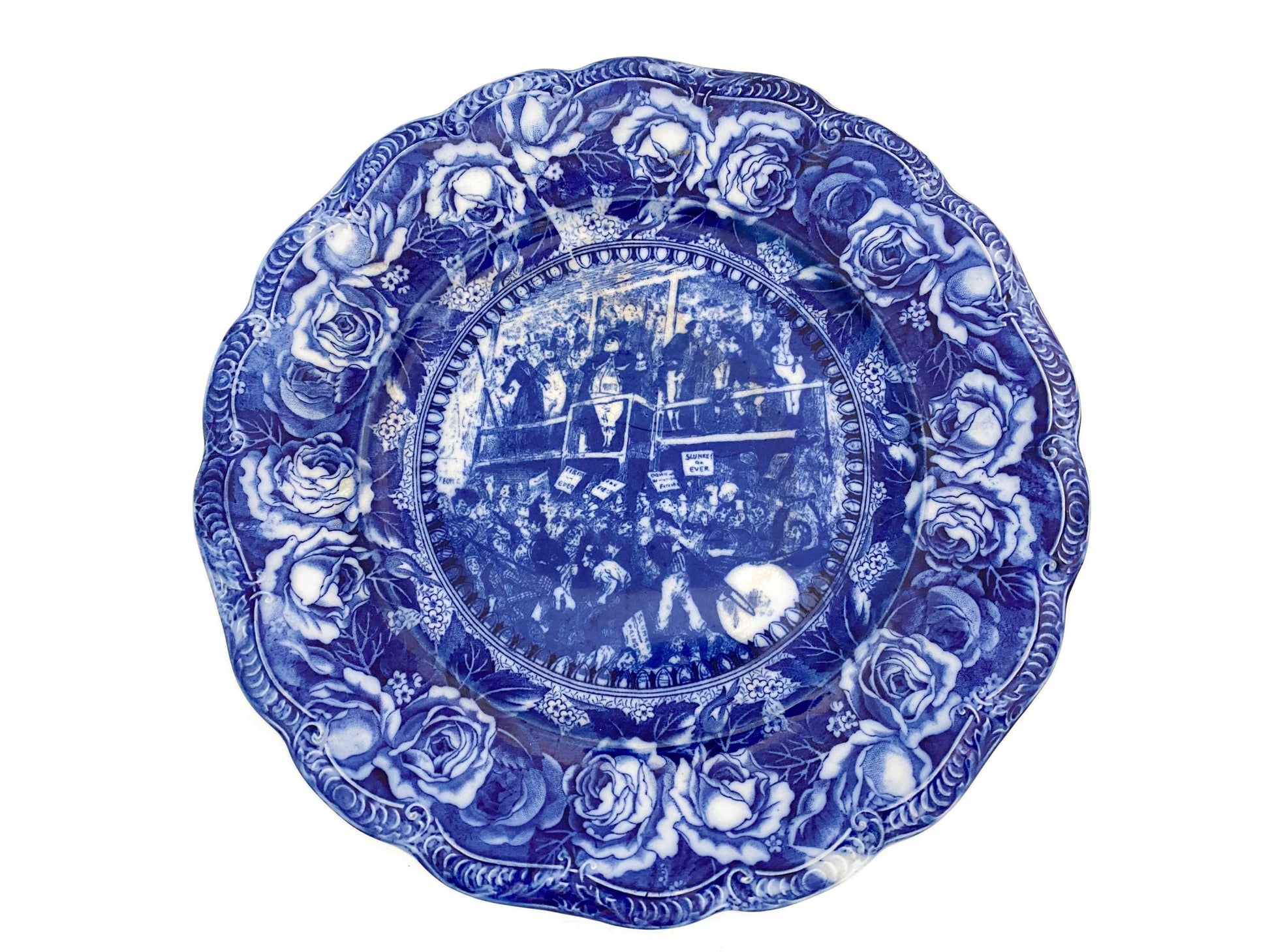 Antique Ridgways Pickwick Plate at Duckwells