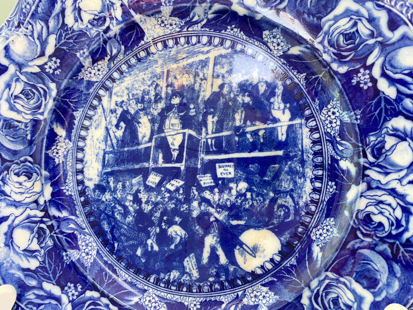 Antique Ridgways Pickwick Plate at Duckwells