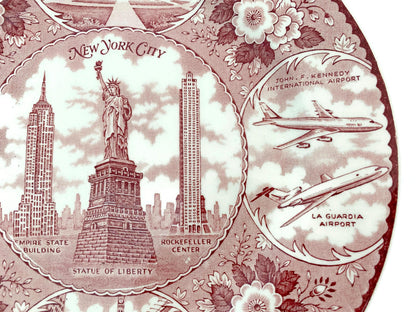 Vintage New York Souvenir Plate