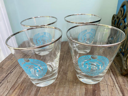 Midcentury Columbia University Glassware at Duckwells