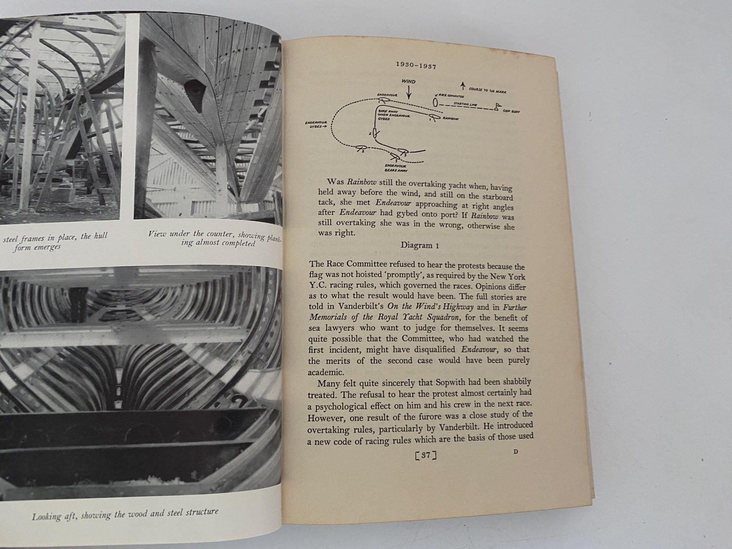 Vintage Sailing History Book, Sceptre, The Seventeenth Challenger at Duckwells