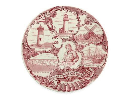 Vintage Cape Cod Massachusetts Plate at Duckwells