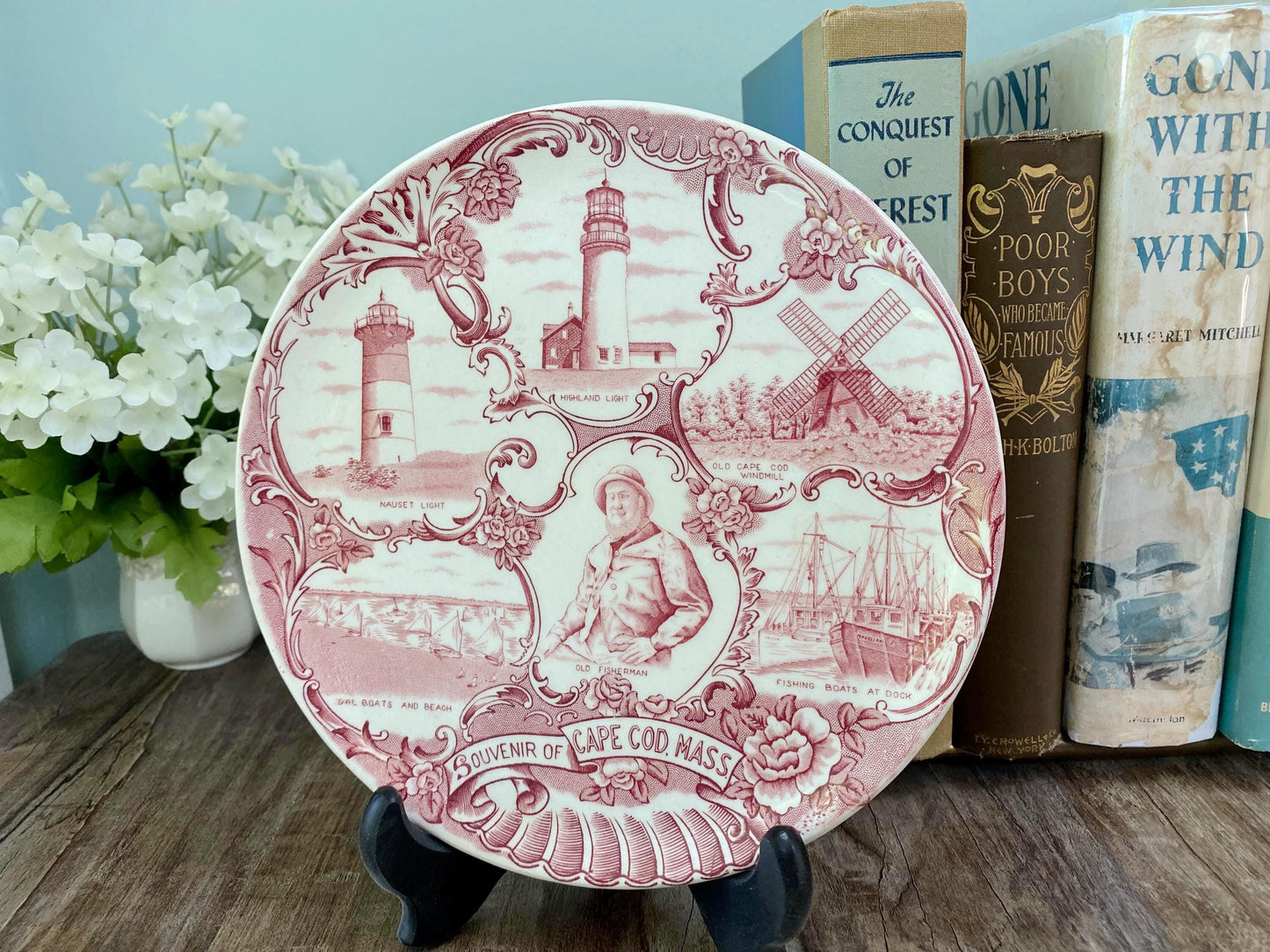 Vintage Cape Cod Massachusetts Plate at Duckwells