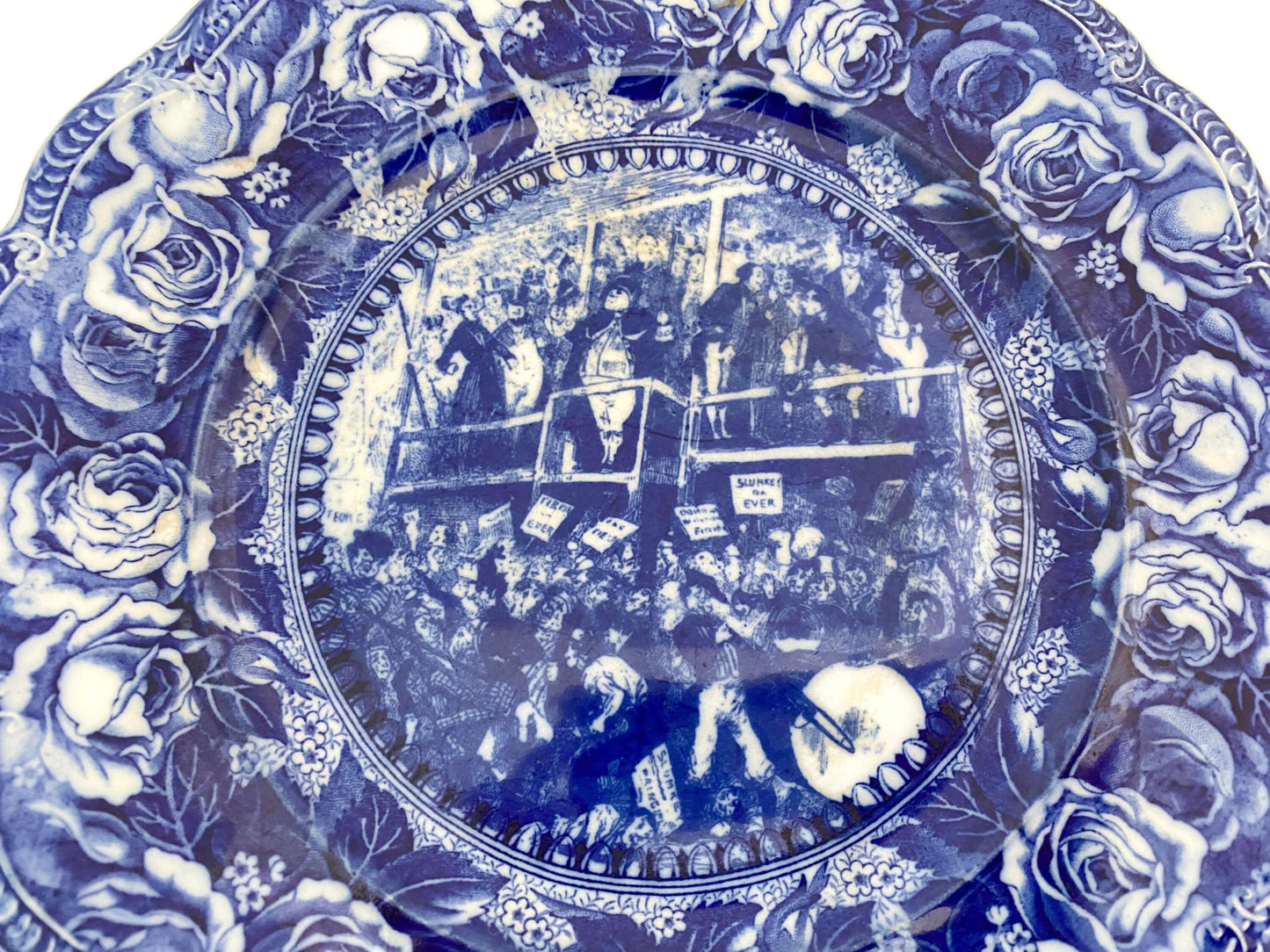 Antique Ridgways Pickwick Plate at Duckwells