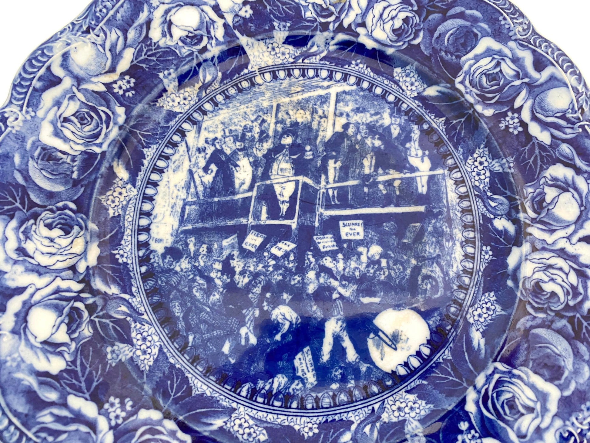 Antique Ridgways Pickwick Plate at Duckwells