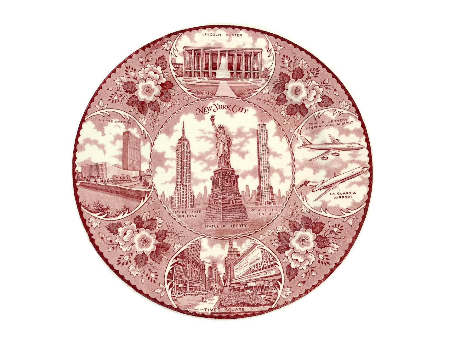 Vintage New York Souvenir Plate