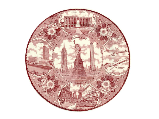Vintage New York Souvenir Plate