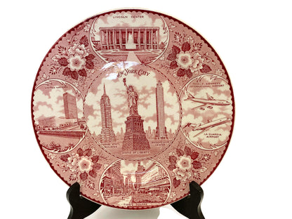 Vintage New York Souvenir Plate