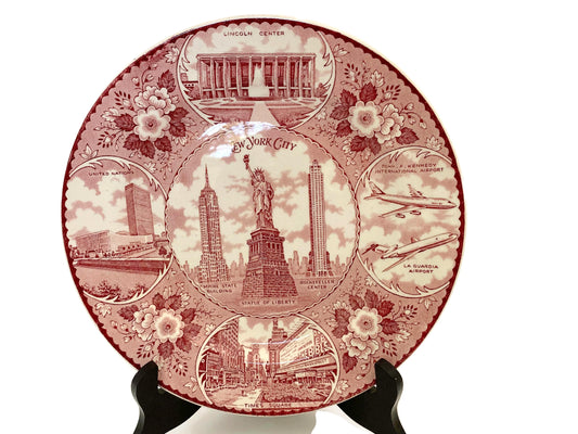Vintage New York Souvenir Plate
