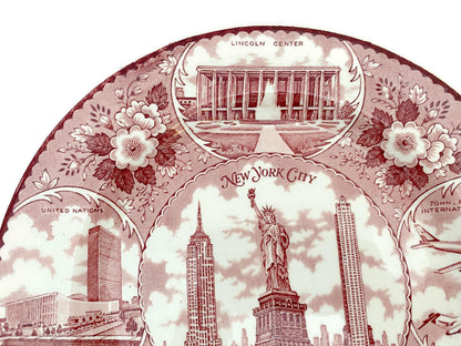 Vintage New York Souvenir Plate