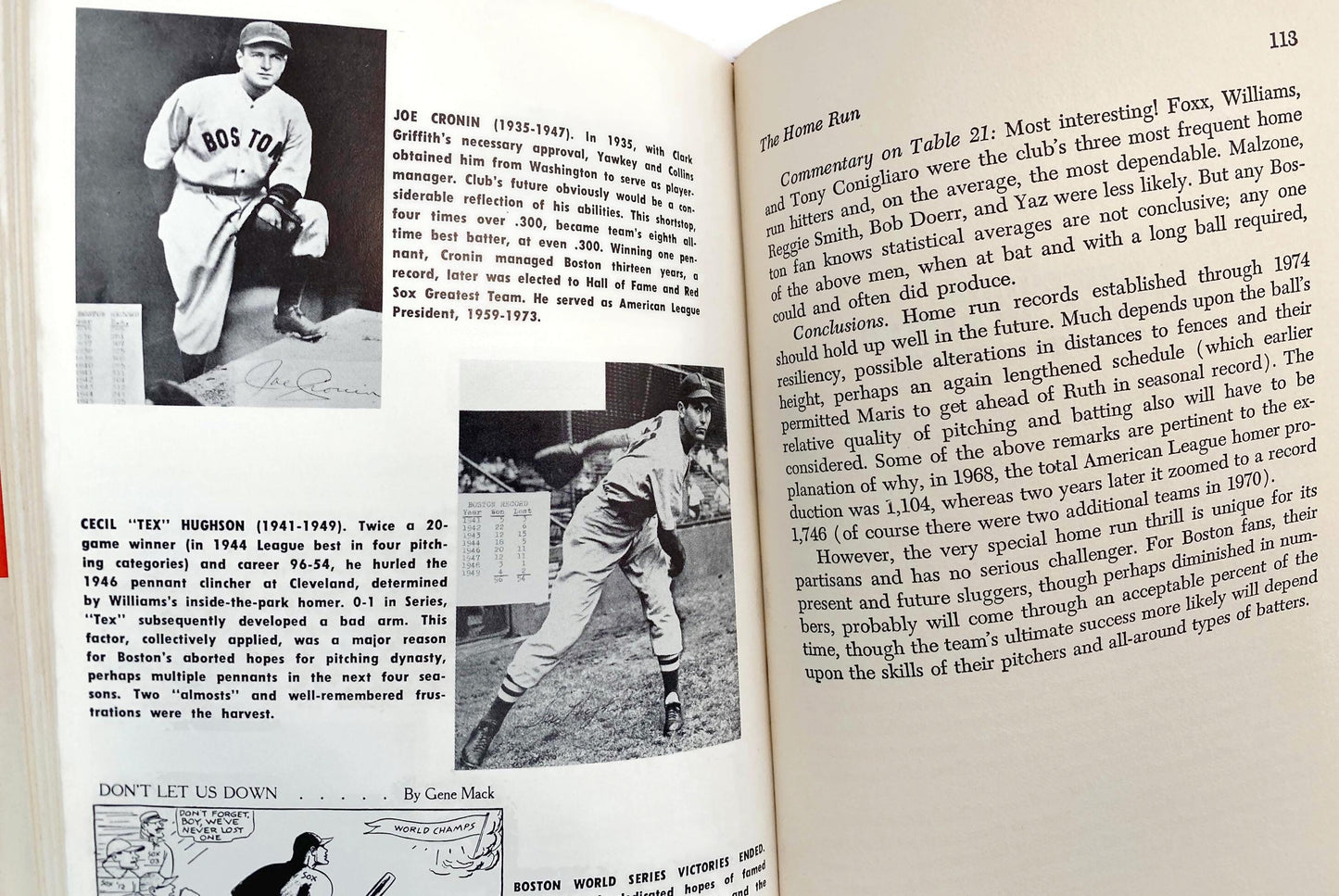 Vintage Boston Red Sox First Edition Book at Duckwells