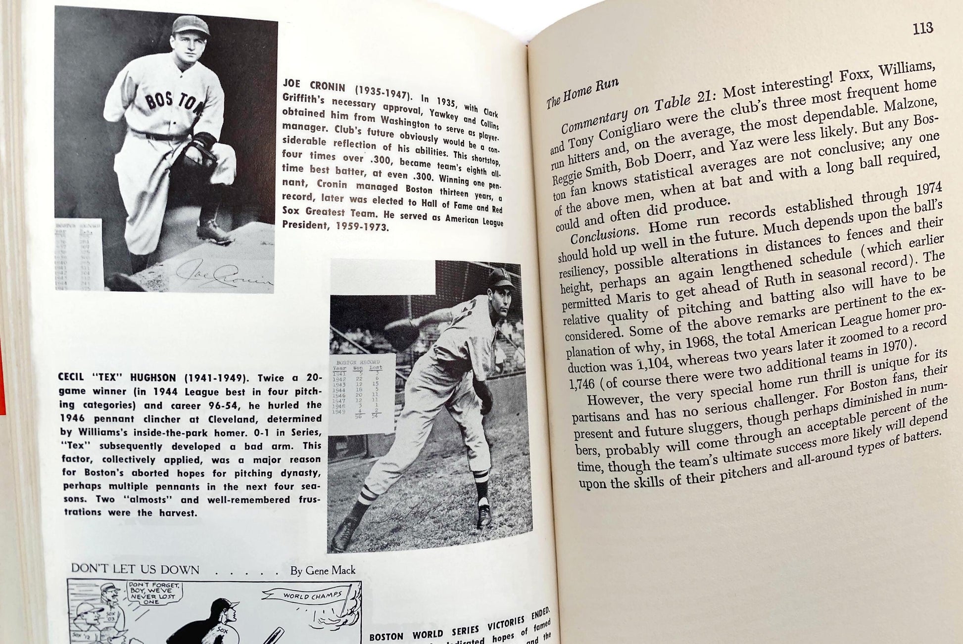 Vintage Boston Red Sox First Edition Book at Duckwells