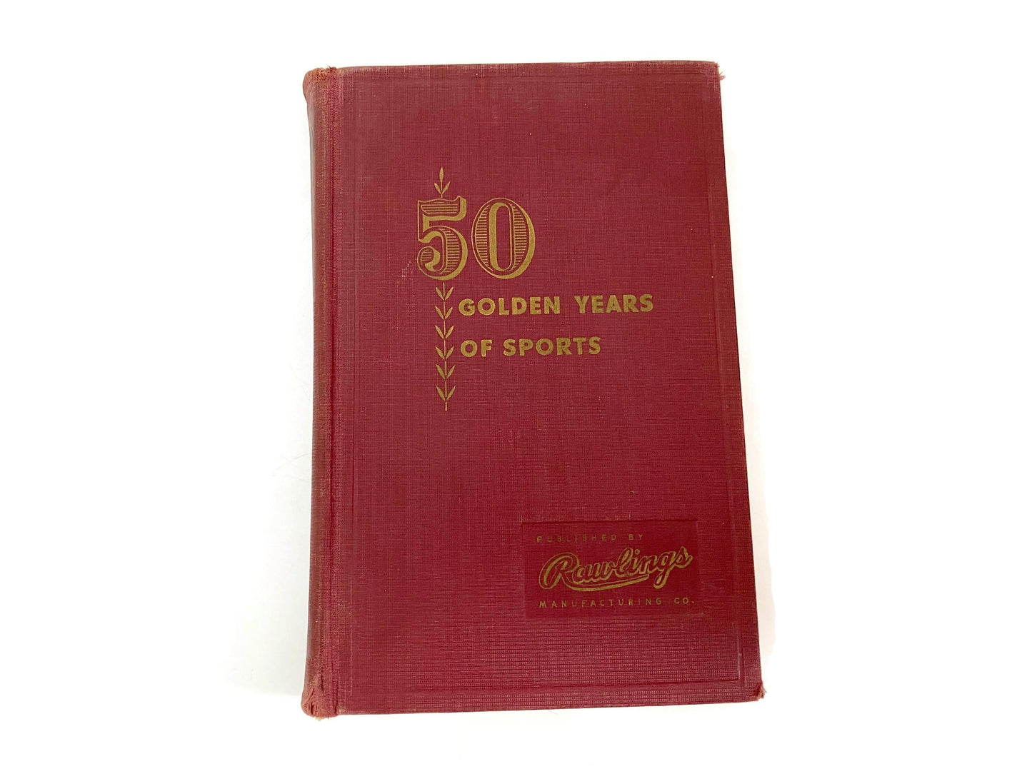 Vintage Book, 50 Golden Years of Sports Published by Rawlings at Duckwells