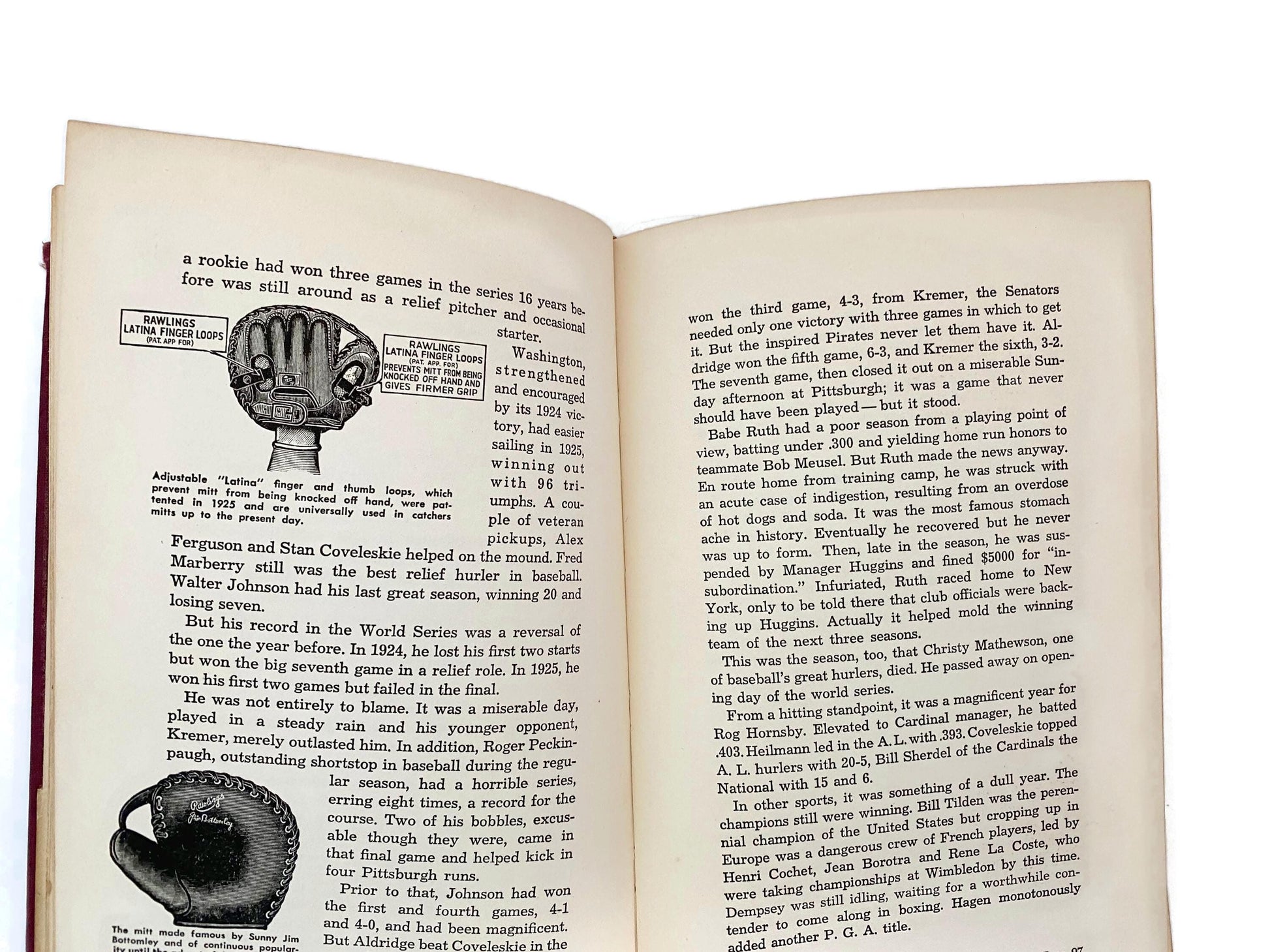 Vintage Book, 50 Golden Years of Sports Published by Rawlings at Duckwells