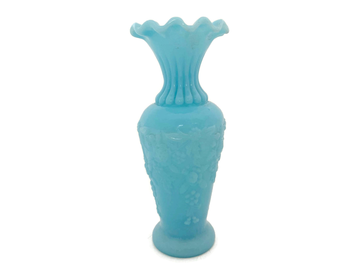 Vintage Portieux Vallerysthal Opaline French Glass Vase at Duckwells