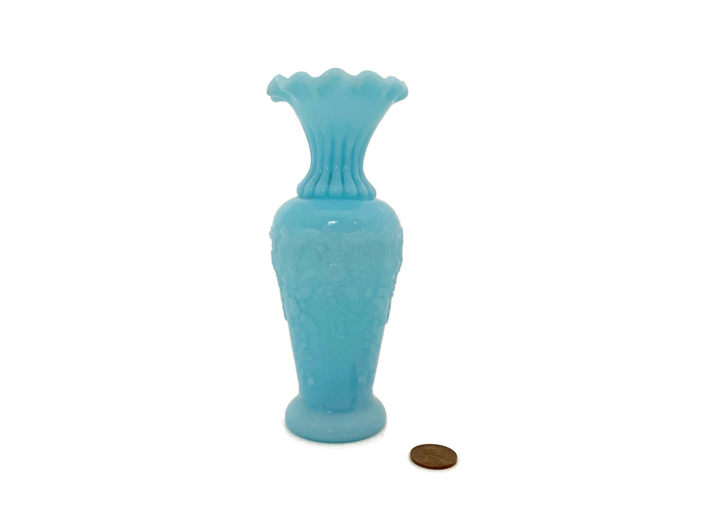 Vintage Portieux Vallerysthal Opaline French Glass Vase at Duckwells