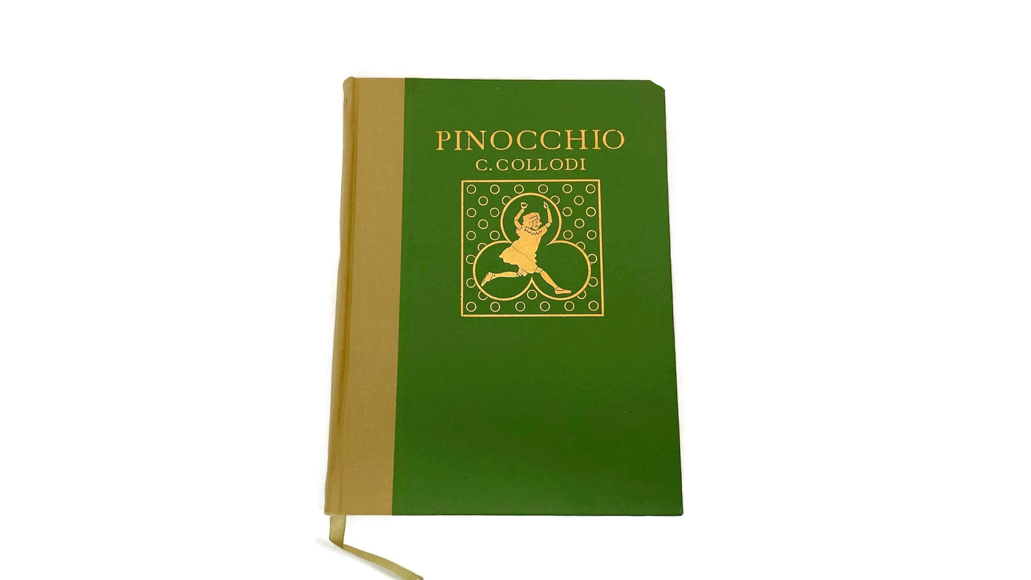 Antique Book, Pinocchio The Story of A Puppet, De Luxe Edition at Duckwells