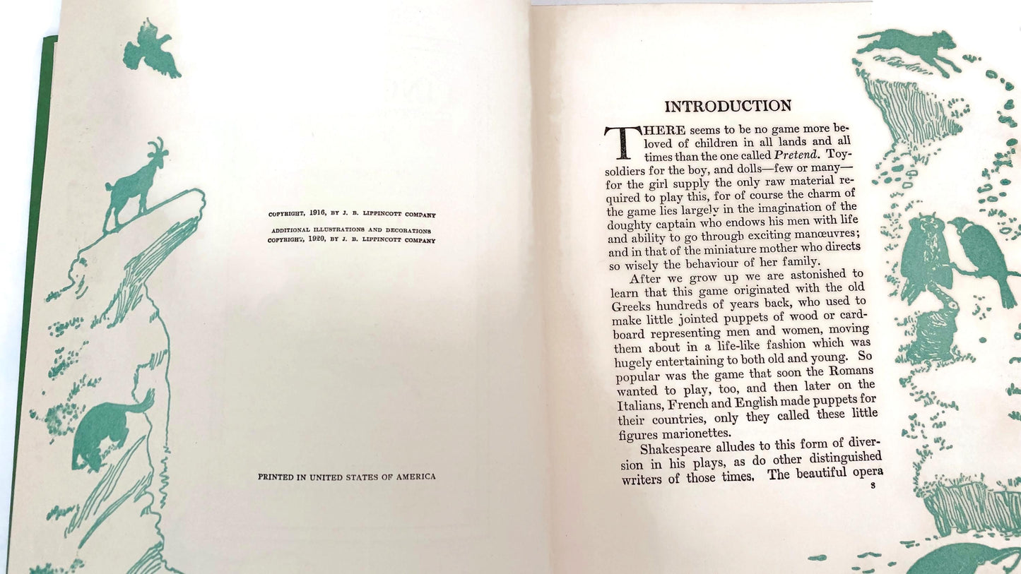Antique Book, Pinocchio The Story of A Puppet, De Luxe Edition at Duckwells