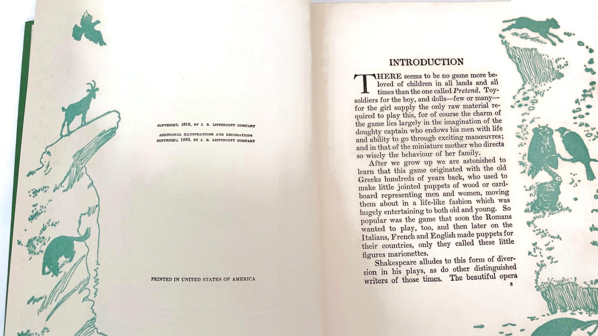 Antique Book, Pinocchio The Story of A Puppet, De Luxe Edition at Duckwells