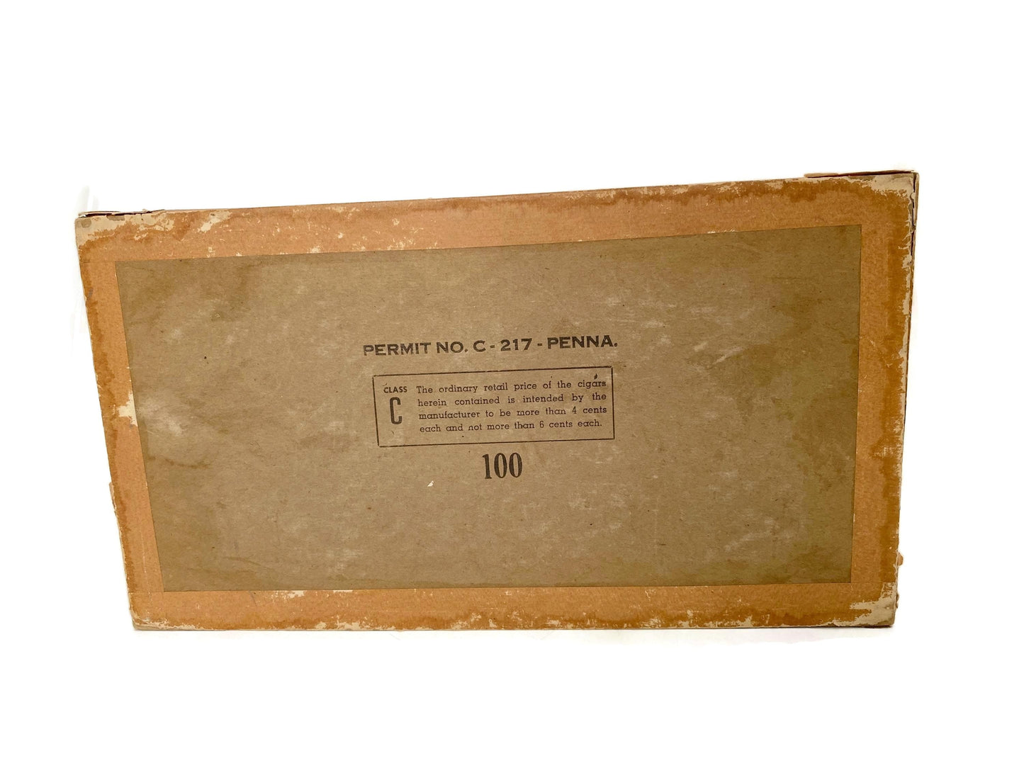Rare Vintage 5 Cent Cigar Box at Duckwells