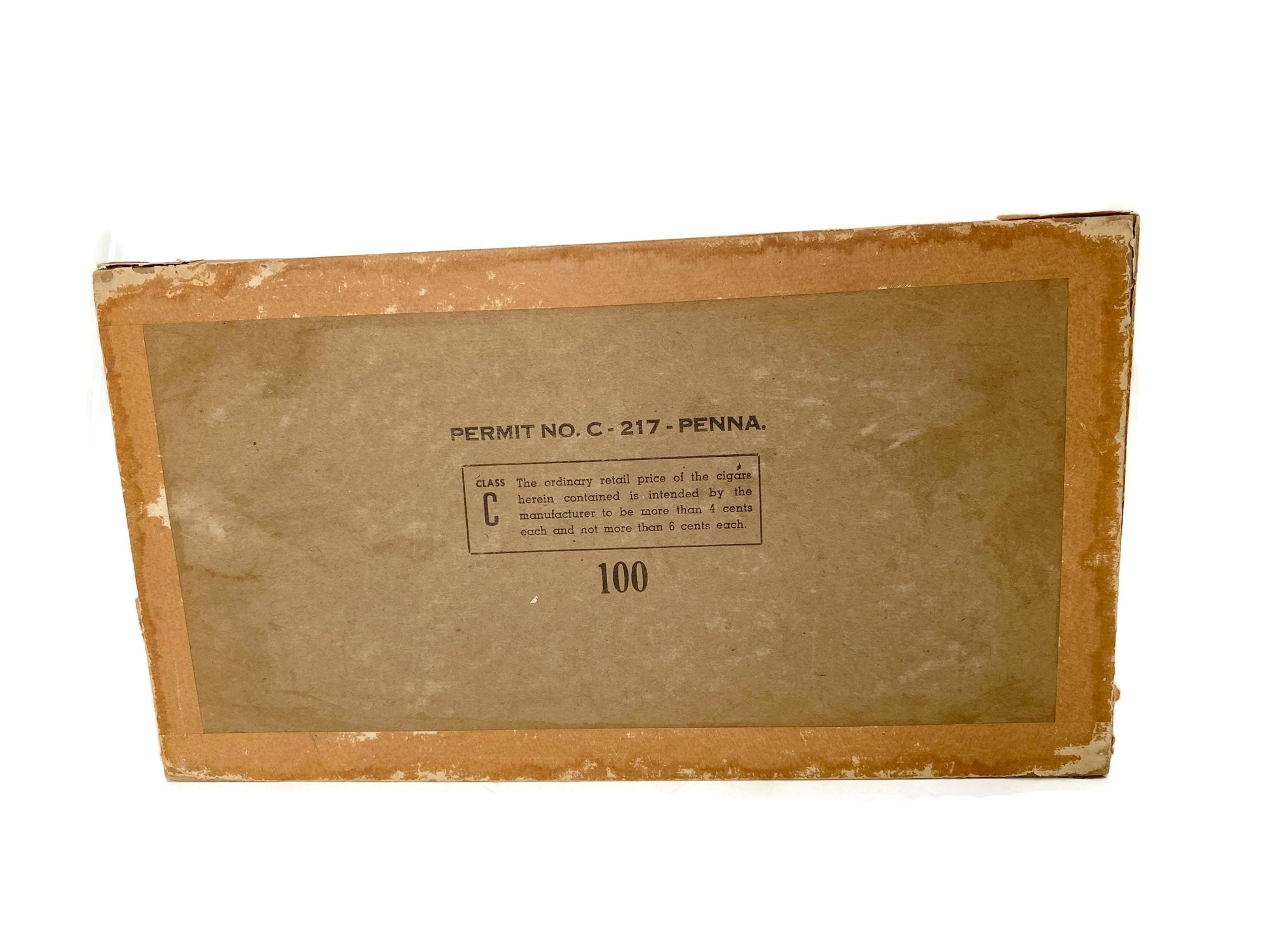 Rare Vintage 5 Cent Cigar Box at Duckwells