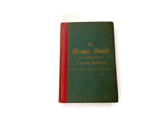 Antique Book, The Garden Oracle and Floricultural Yearbook 1894 at Duckwells