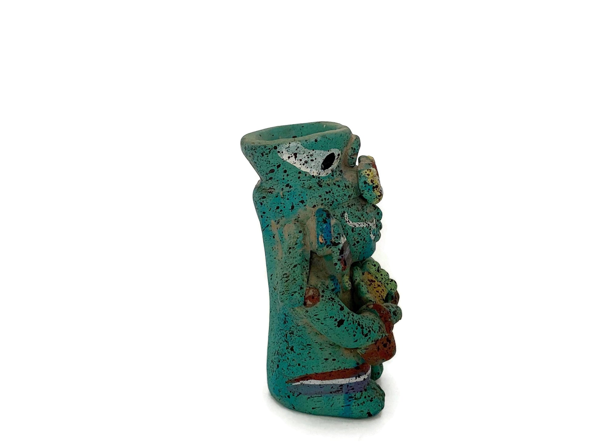 Vintage Mayan Aztec Inspired Figurine at Duckwells