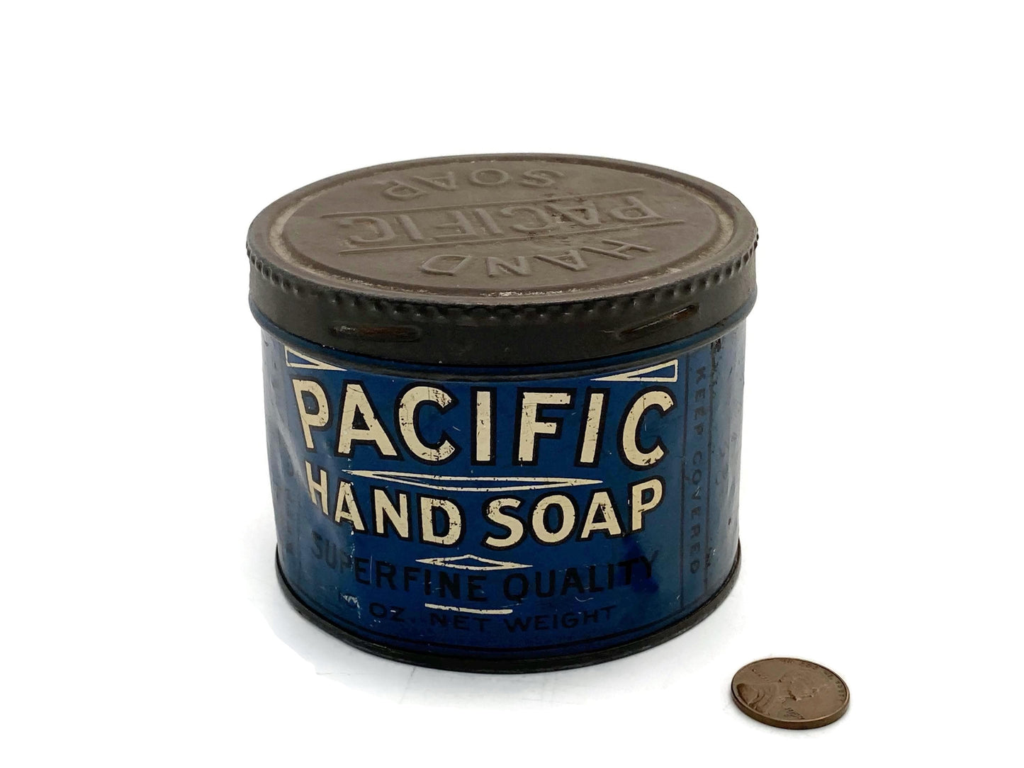 Vintage Pacific Hand Soap Tin at Duckwells
