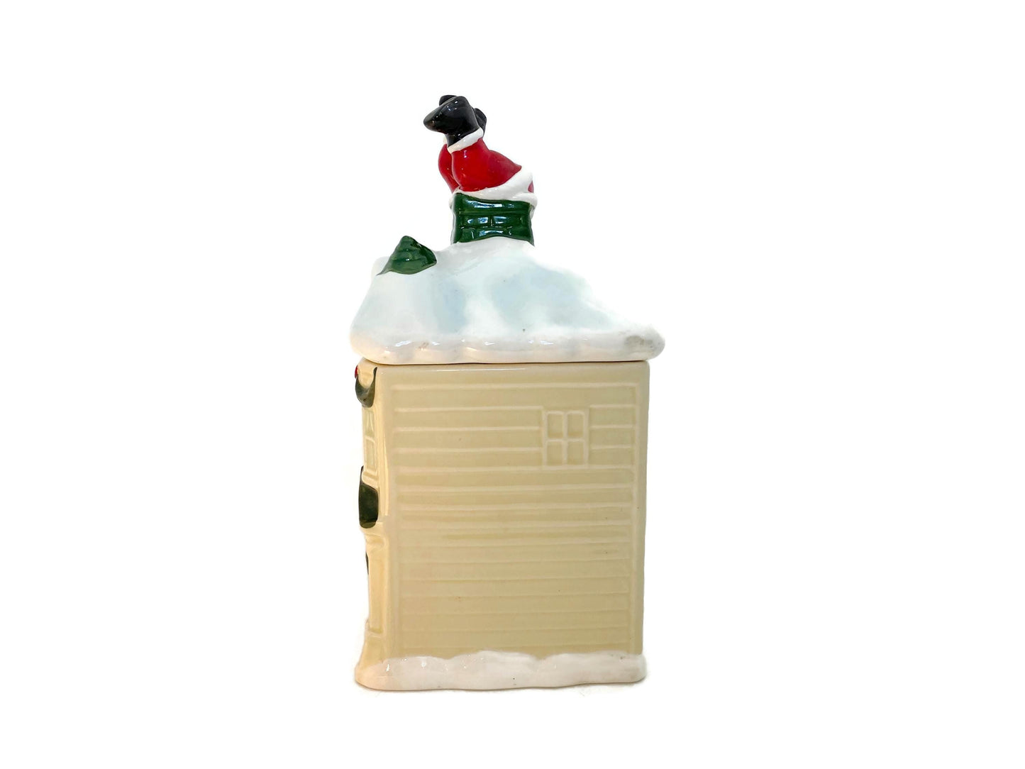 Vintage Victorian House Christmas Cookie Jar Canister at Duckwells