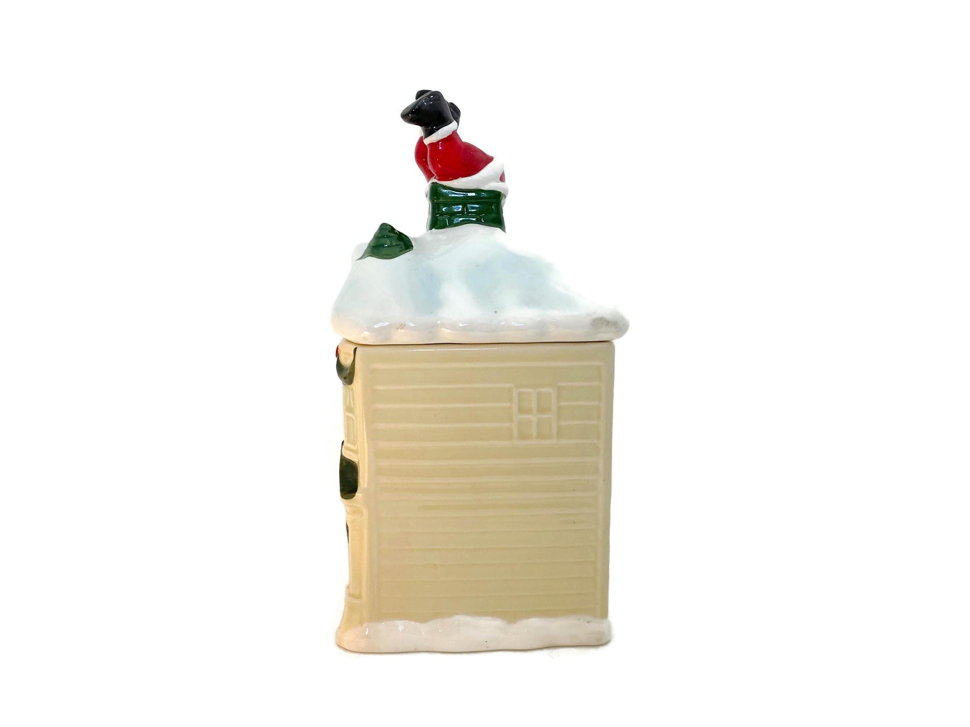 Vintage Victorian House Christmas Cookie Jar Canister at Duckwells