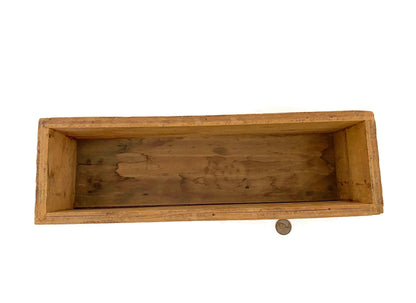 Antique Wooden Box, 1920s Neptune Advertising Box