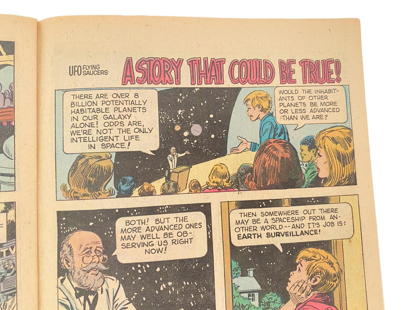 Midcentury UFO Flying Saucers Magazine, January 1977 at Duckwells