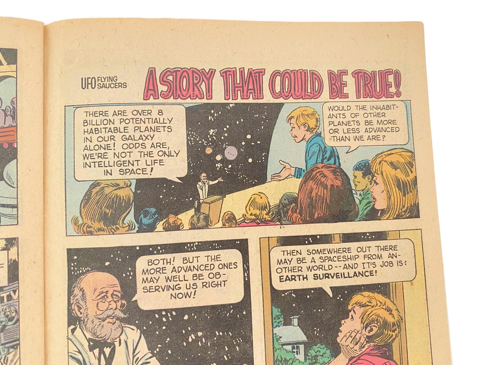 Midcentury UFO Flying Saucers Magazine, January 1977 at Duckwells
