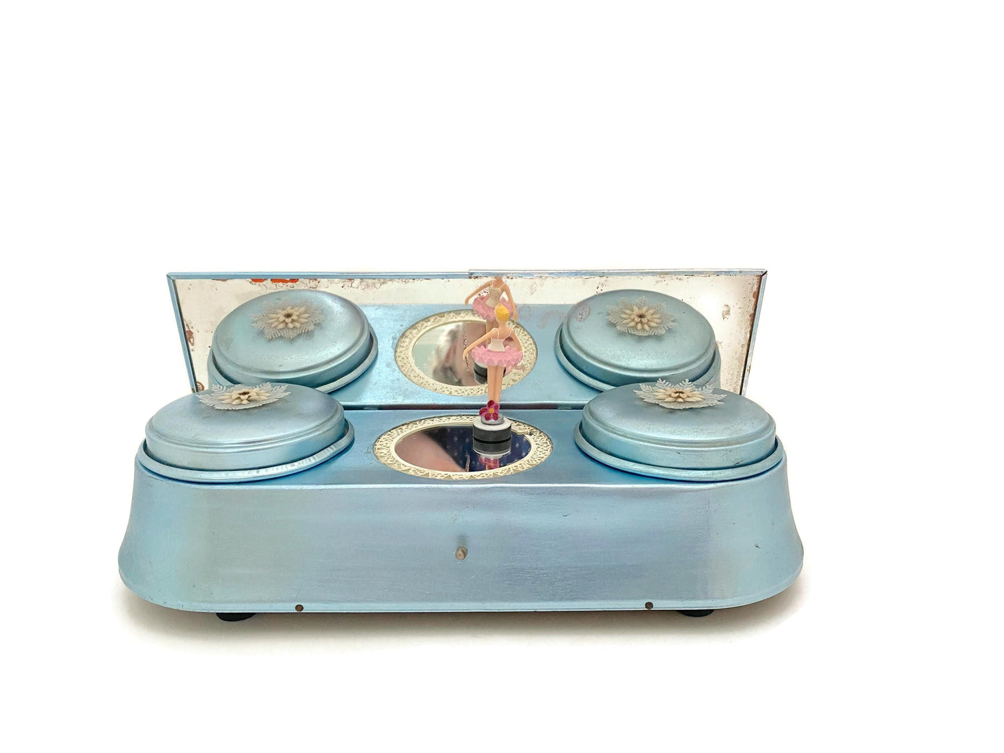 Vintage Musical Dresser Tray with Dancing Ballerina at Duckwells