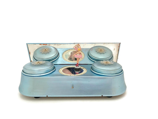 Vintage Musical Dresser Tray with Dancing Ballerina at Duckwells