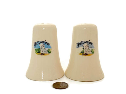 Vintage Yellowstone National Park Salt & Pepper Shakers