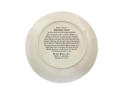 Vintage Ebenezer Scrooge Christmas Plate at Duckwells