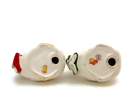 Vintage Christmas Goose Candleholders by Lefton