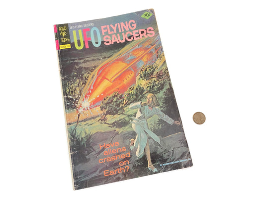 Midcentury UFO Flying Saucers Magazine, January 1977 at Duckwells