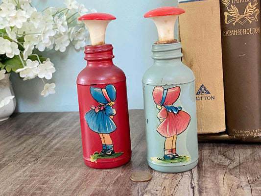 Vintage Laundry Sprinklers with Sunbonnet Sue