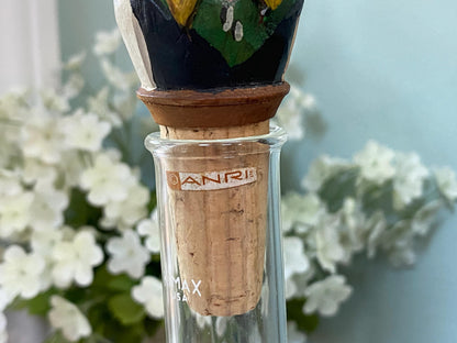 Vintage Carved Pirate Bottle Stopper by Anri at Duckwells