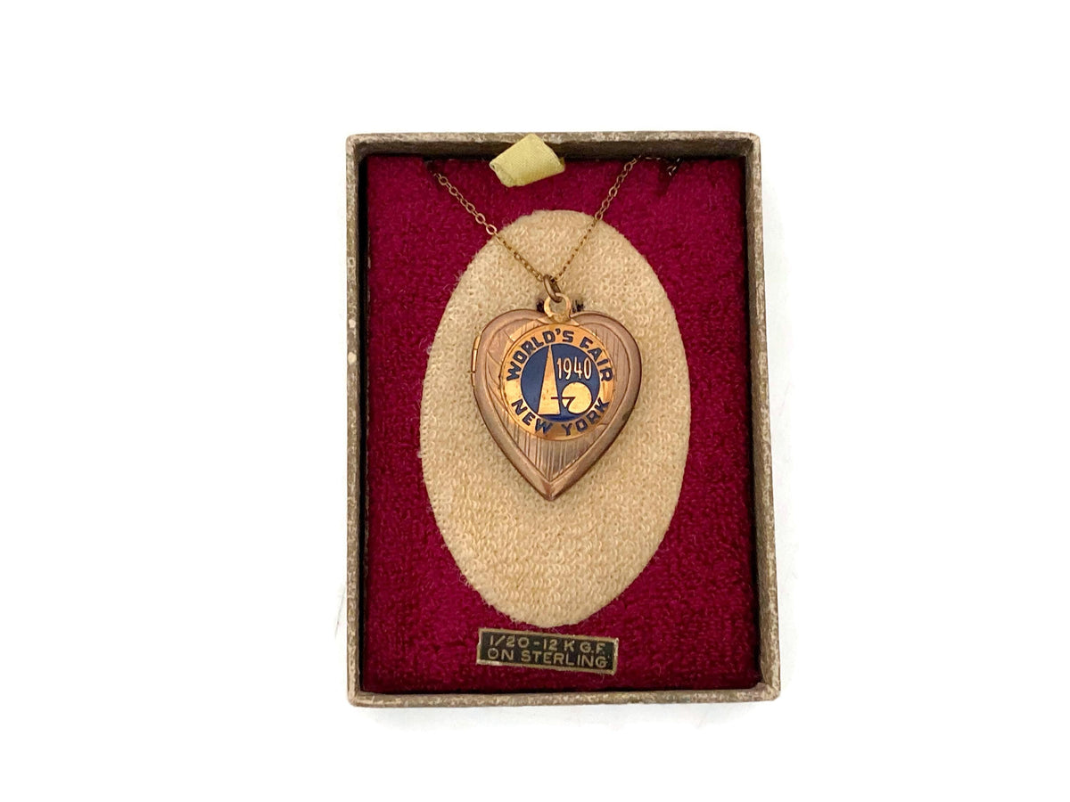 Vintage New York World's Fair Locket Pendant