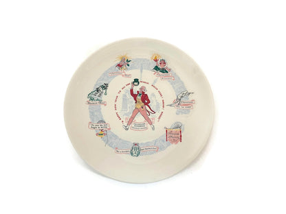 Vintage Ebenezer Scrooge Christmas Plate at Duckwells