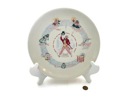 Vintage Ebenezer Scrooge Christmas Plate at Duckwells
