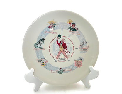 Vintage Ebenezer Scrooge Christmas Plate at Duckwells