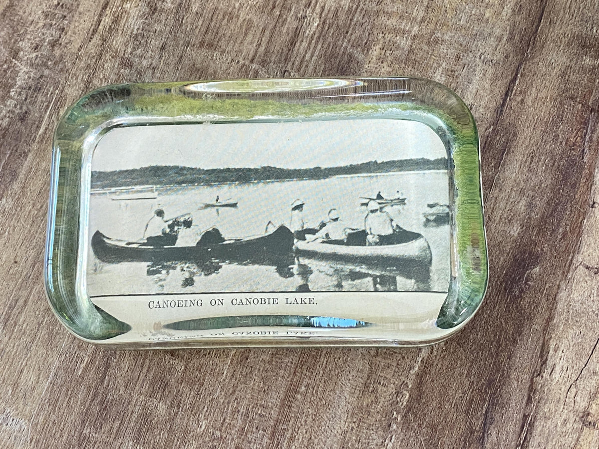 Antique Canobie Lake New Hampshire Paperweight at Duckwells