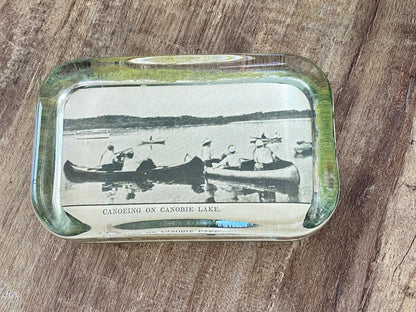 Antique Canobie Lake New Hampshire Paperweight at Duckwells